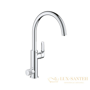 смеситель grohe blue pure eurosmart 31722000 для мойки, хром