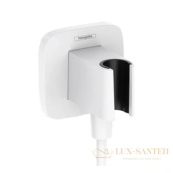 шланговое подсоединение hansgrohe fixfit q 26887700 с держателем