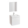 комплект мебели для ванной geberit renova plan 529.915.01.6 60 см, белый глянец