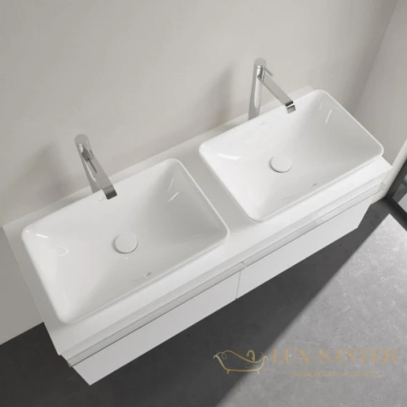 раковина villeroy & boch venticello 41135501 55х36 см, альпийский белый