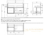 тумба под раковину villeroy & boch finion f030mtgf 996х498 мм, белый