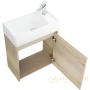 тумба belbagno kraft kraft mini-500/260-1a-so-rgb-r 49,4 см, rovere galifax bianco