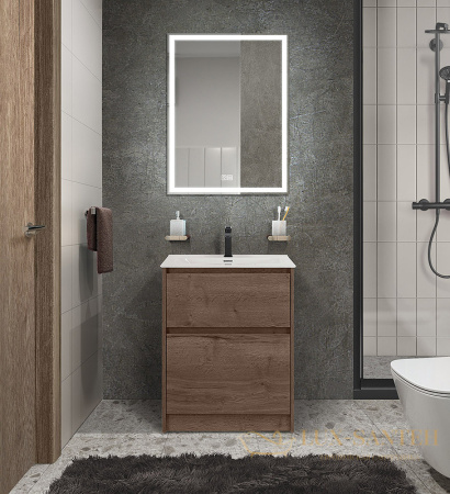 тумба под раковину belbagno kraft 39 kraft39-500/390-2c-pia-rt 50 см, rovere tabacco