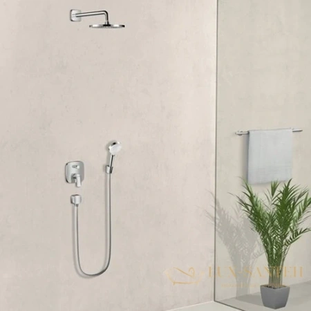 лейка для душа hansgrohe crometta 1jet 26331400 белый/хром