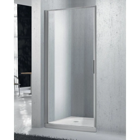 душевая дверь belbagno sela-b-1 sela-b-1-55-c-cr 55 см, стекло прозрачное