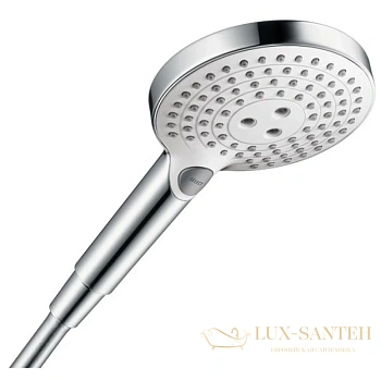 ручной душ hansgrohe raindance select s 120 3jet 26530400 белый/хром