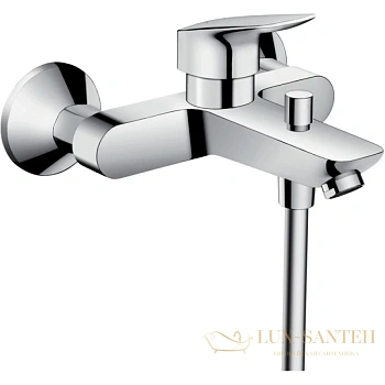 смеситель для ванны hansgrohe logis 71400000, хром