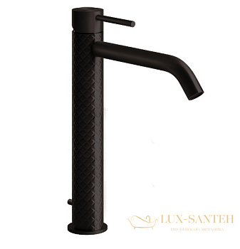 смеситель для раковины высокий gessi 316 intreccio 54103.299, black xl