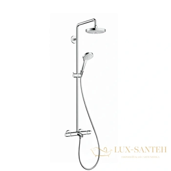 душевая стойка hansgrohe croma select s 180 2 jet 27351400 белый/хром