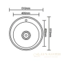 кухонная мойка seaman eco wien swt-510.a, полированная сталь