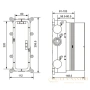 душевой комплект timo petruma sx-5049/03sm 260 мм, черный матовый