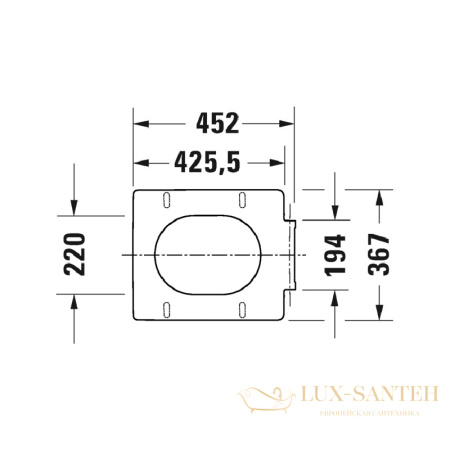 сиденье c крышкой стандартное для унитаза duravit vero air 0022010000, белый/хром