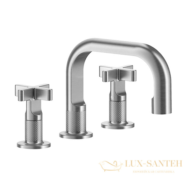 смеситель для раковины gessi inciso+ 58112.149,  finox brushed nickel