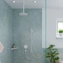 штанга для душа 90 см hansgrohe unica s puro 28631700 белая матовая