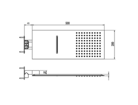 душевая система rgw shower panels 50140802-01 sp-6343-01, хром