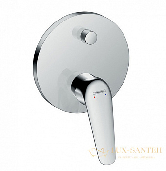 смеситель для ванны hansgrohe novus 71046000, хром