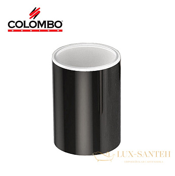 стакан colombo design plus w4941.gl настольный, графит полированный