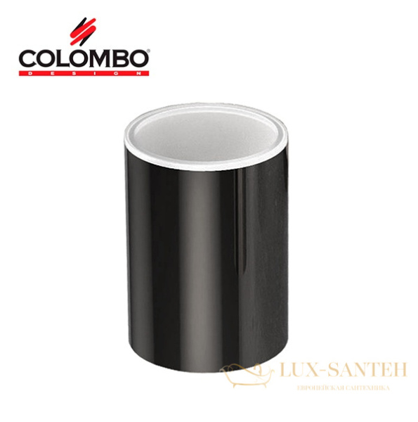 стакан colombo design plus w4941.gl настольный, графит полированный