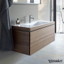 тумба с раковиной duravit l-cube lc6928o1313 1000х480х500 мм, светлое дерево