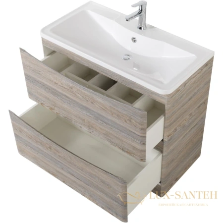 тумба belbagno acqua acqua-900-2c-pia-ps 89,6 см, pino scania