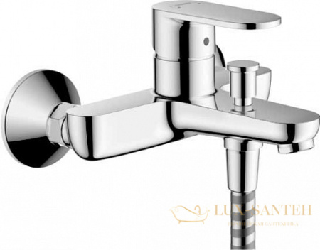 смеситель для ванны с душем hansgrohe vernis blend 71454000, хром