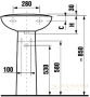 пьедестал для раковины jika olymp 1961.0.000.000.1