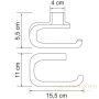 бумагодержатель wasserkraft kammel k-8396, хром