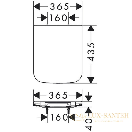 сиденье с крышкой hansgrohe creektide q 60126450, для унитаза softclose, белый глянцевый