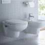 чаша подвесного унитаза duravit d-code 25350900002, белый