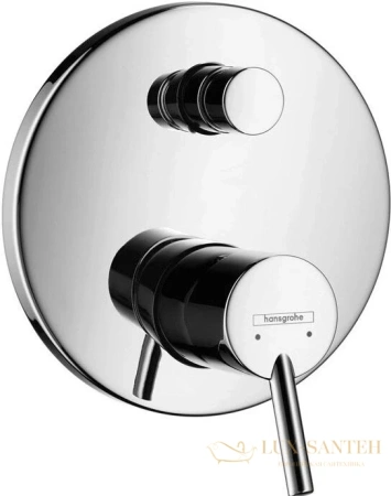 смеситель для ванны hansgrohe talis s 32475000, хром