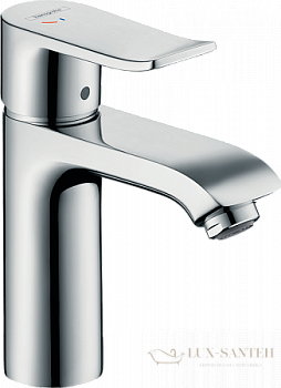 смеситель для раковины hansgrohe metris 31121000, хром