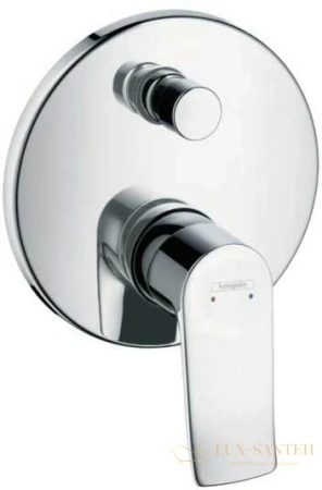 смеситель для ванны hansgrohe metris 31493000, хром