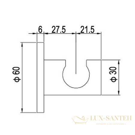 держатель ручного душа rgw shower panels 21140685-01 sp-185, хром