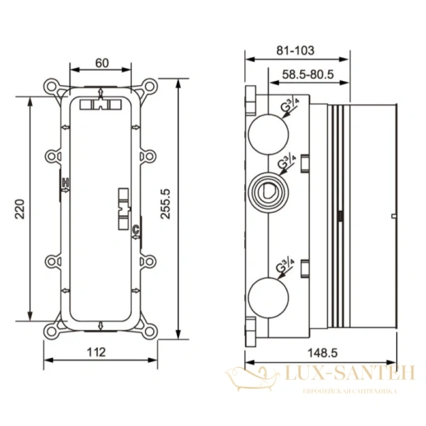 душевой комплект timo petruma sx-5079/00sm 260 мм, хром