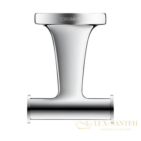 крючок duravit starck t 0099301000 двойной, хром