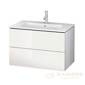 тумба под раковину duravit l-cube lc624102222 820х481х550 мм, белый