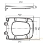 сиденье belbagno ardente-c bb3202sc-mb для унитаза с микролифтом, черный матовый