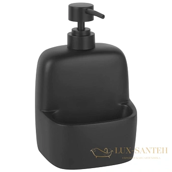 дозатор wasserkraft k-8499black 400 мл, черный матовый