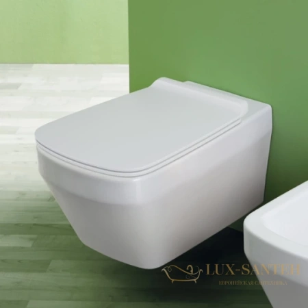 сиденье simas baden baden bb004bi/cr для унитаза с микролифтом, белый