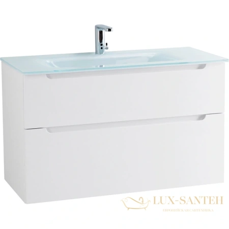 тумба belbagno etna etna-h60-900-2c-so-bl-p 89,6 см, bianco lucido