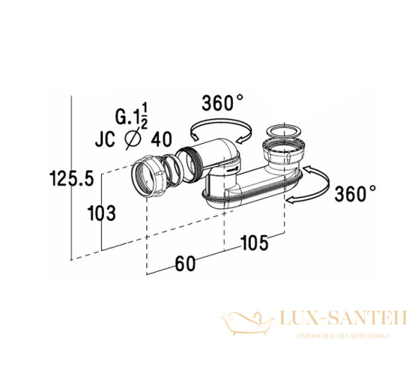 чугунная ванна jacob delafon volute e6d038-00 180*80 см, белый