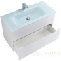 тумба belbagno etna etna-h60-800-2c-so-bl-p 79,6 см, bianco lucido