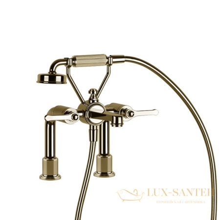 смеситель gessi venti20 65115.710 на борт ванны, brass pvd