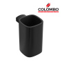 стакан colombo design trenta b3002.nm настенный, черный матовый