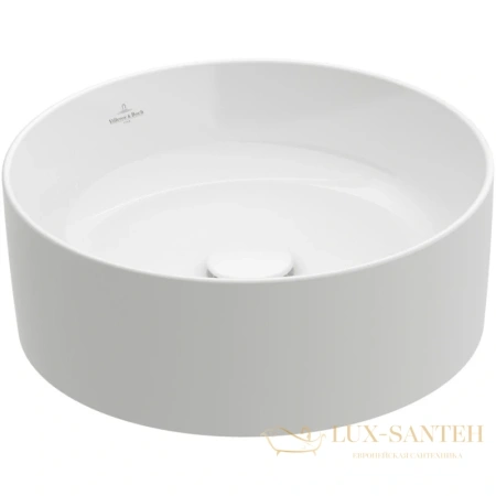 раковина villeroy & boch collaro 4a184001 40х40 см, альпийский белый