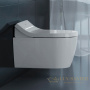 чаша подвесного унитаза duravit me by starck 2528590000 для крышки-биде sensowash, белый