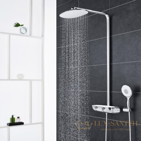 душевая система grohe rainshower smartcontrol 360 mono 26361ls0, белый