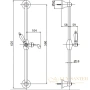 душевой гарнитур cezares elite elite-sd-03/24-bi, золото 24 карата