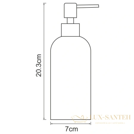 дозатор wasserkraft neime k-1999 350 мл, серый