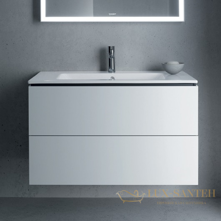 тумба под раковину duravit l-cube lc624102222 820х481х550 мм, белый